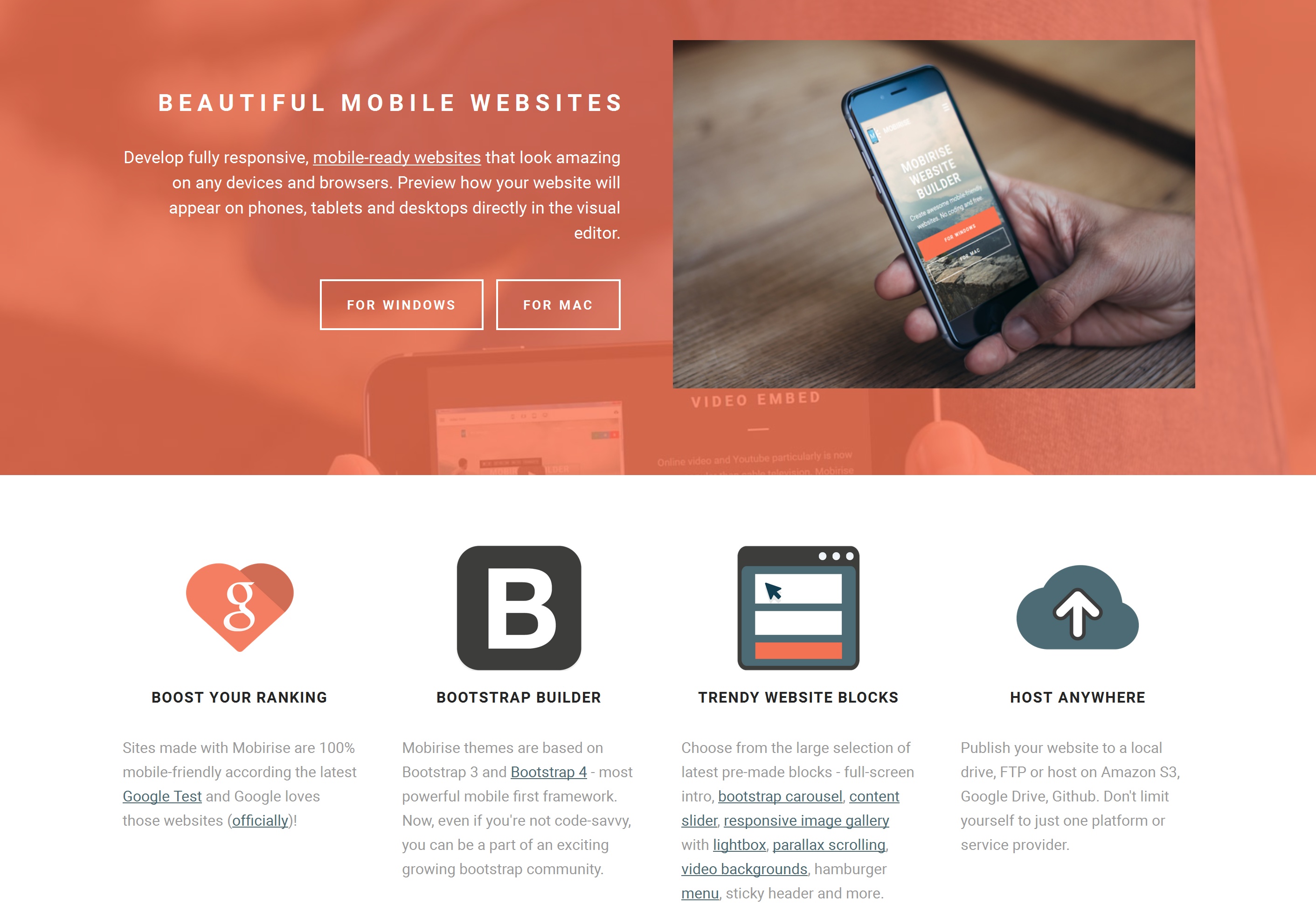 Free Mobile Website Builder 