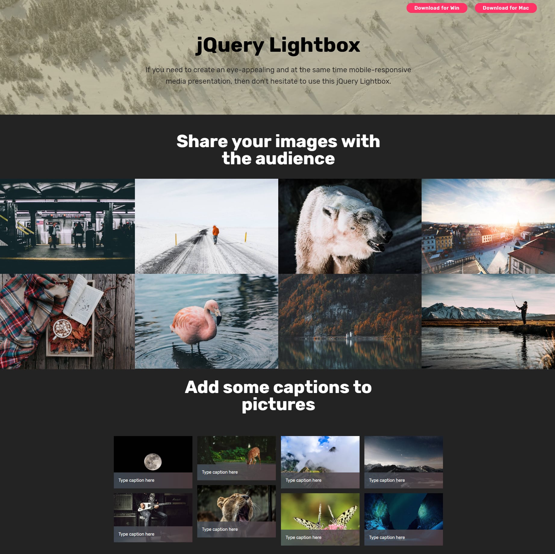 Mobile Bootstrap Image Gallery