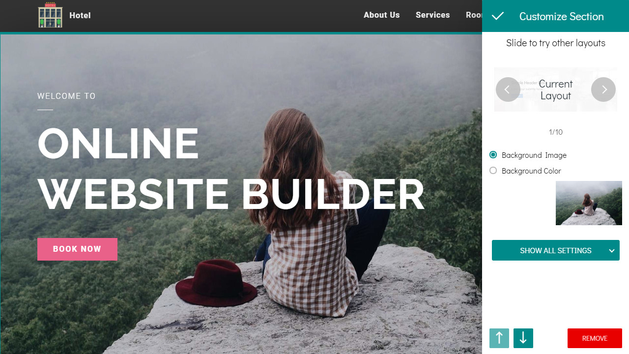 Online web builder