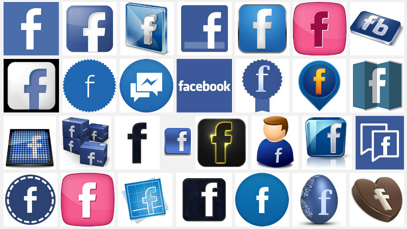 facebook icons vector