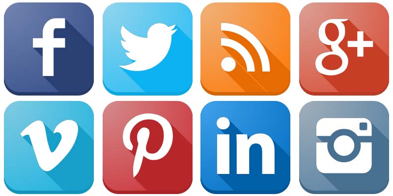 Social Media Icons Vector