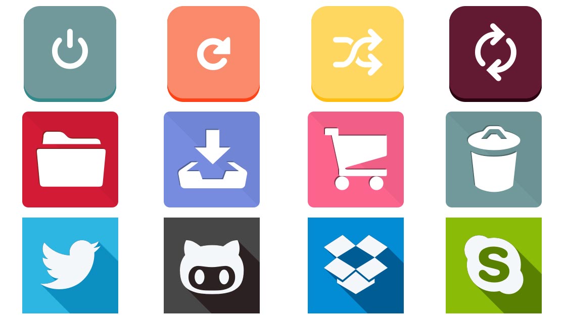 software applications icons