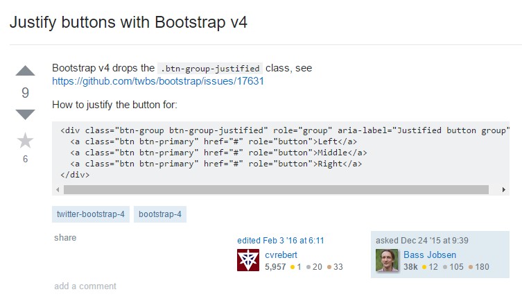  Establish buttons  through Bootstrap v4