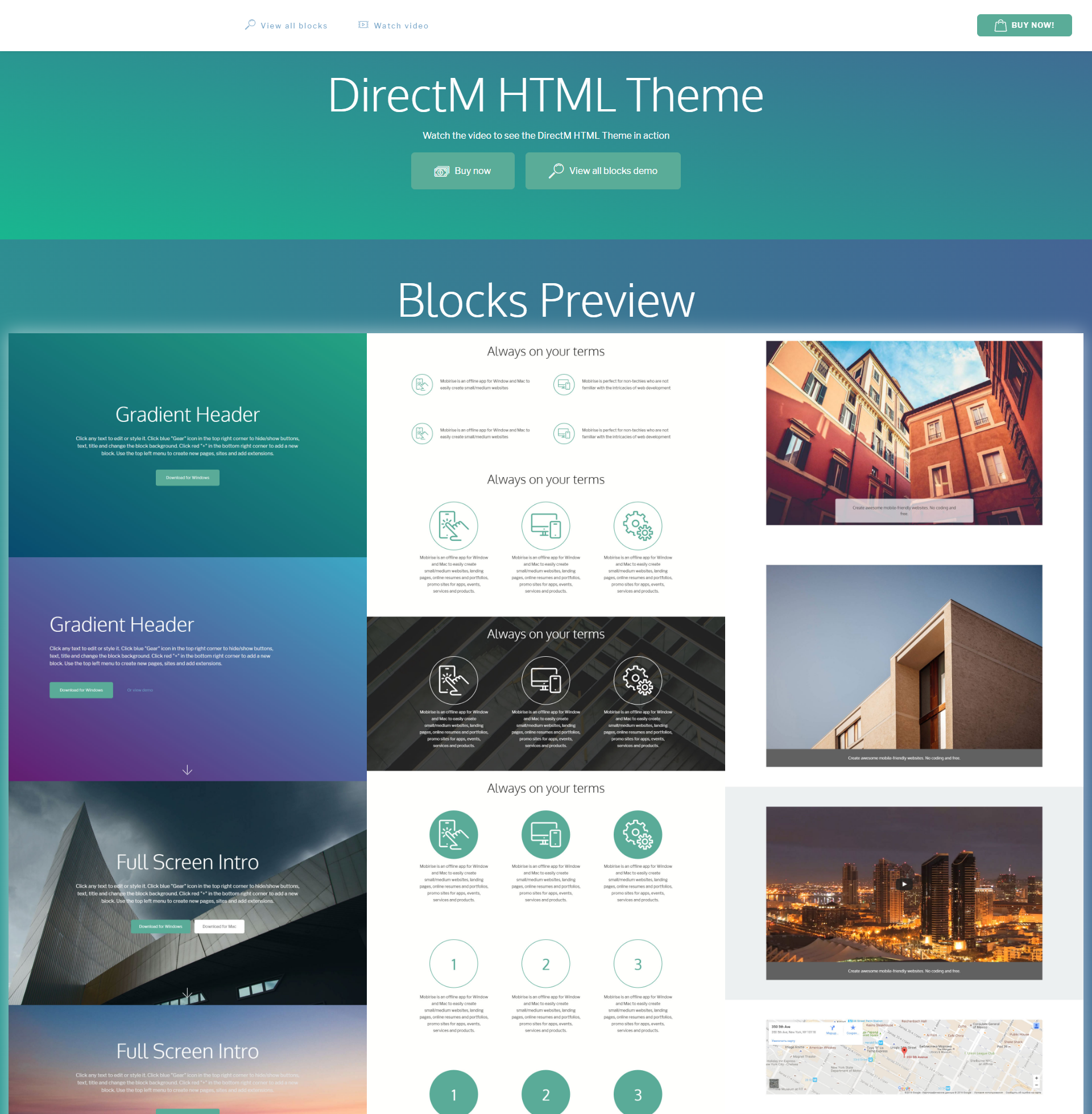 Free Download Bootstrap DirectM Templates