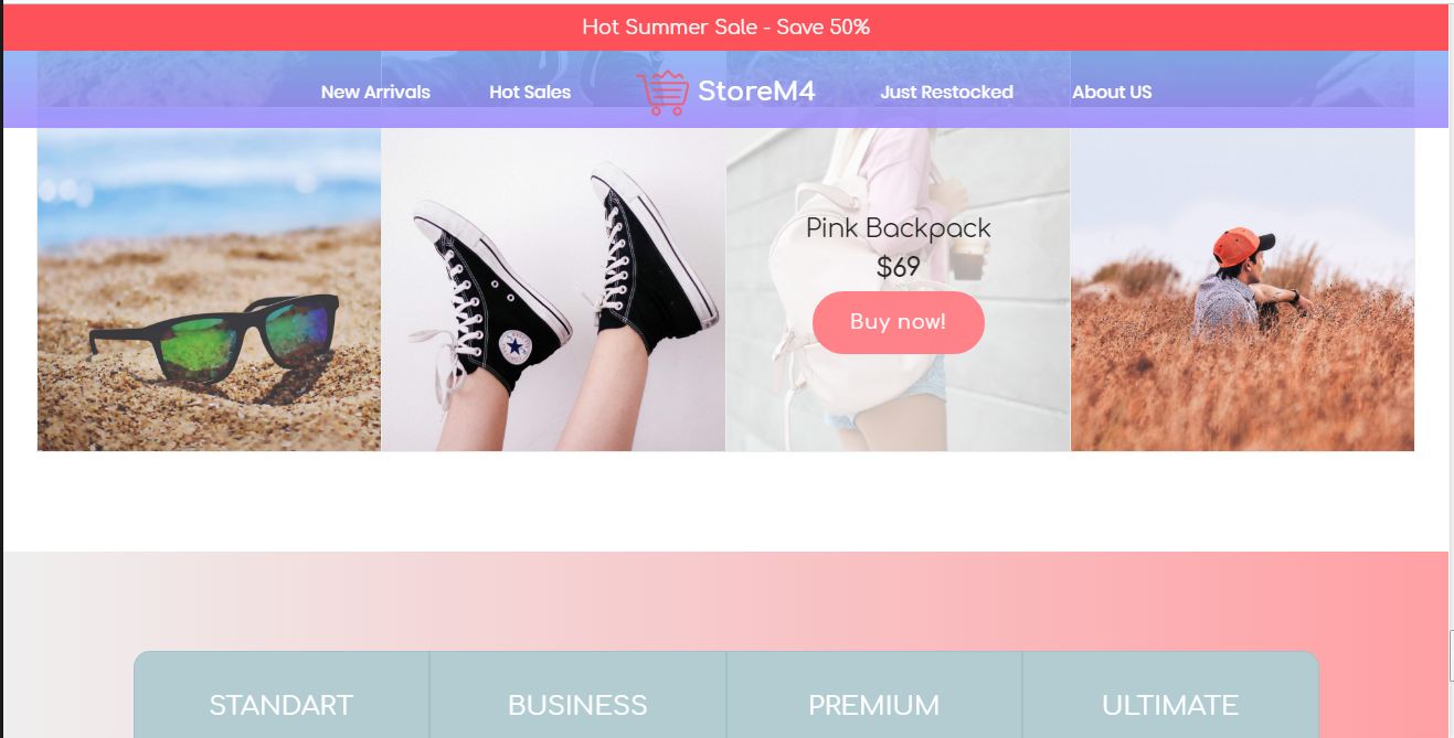 Bootstrap eCommerce Template