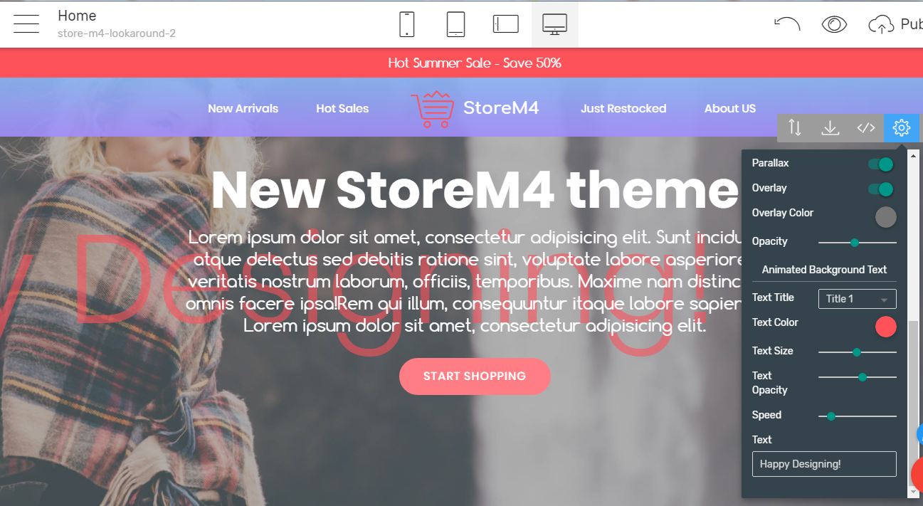 ecommerce responsive template