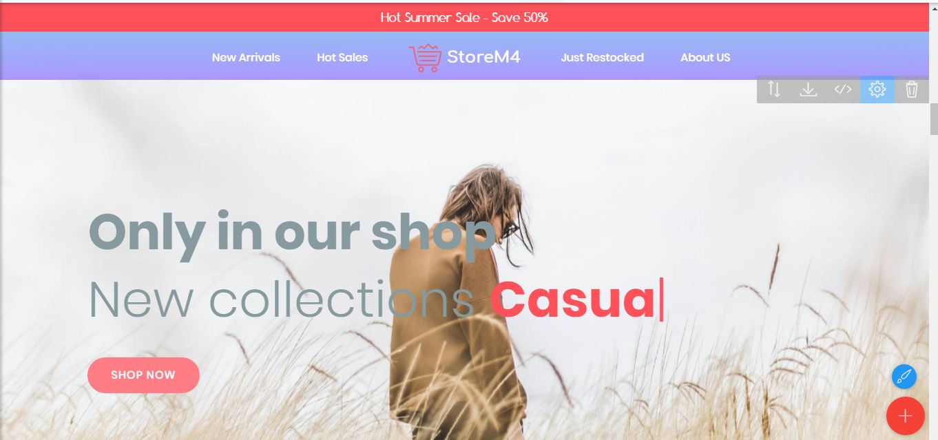 free HTML Bootstrap Shopping cart template