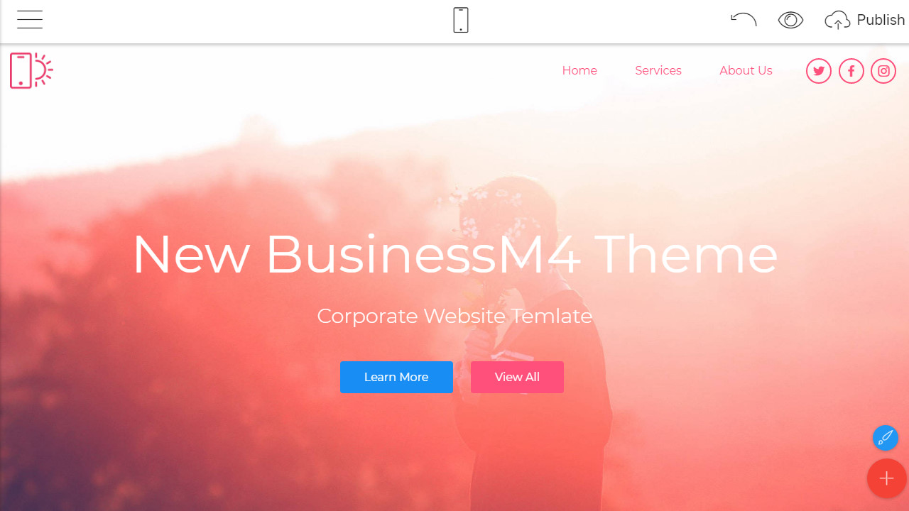 Corporate Website builder