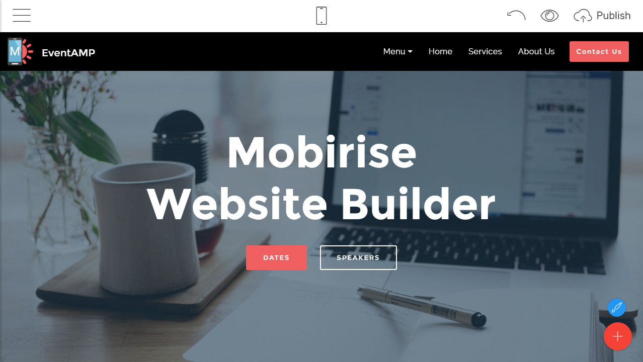 amp website builder