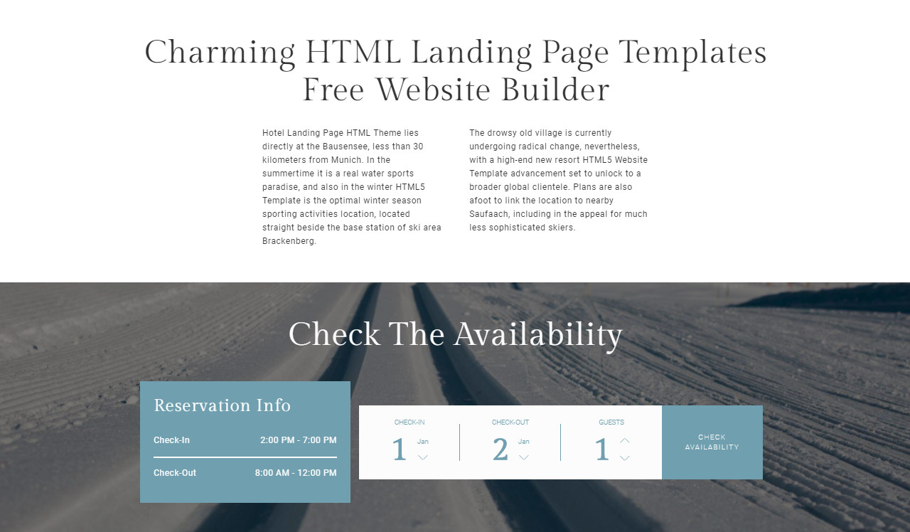 water component for html5 builder