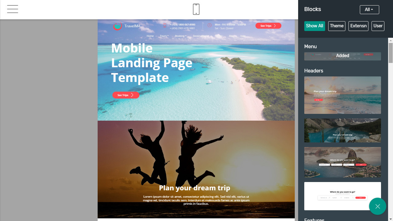 bootstrap 4 template 2018