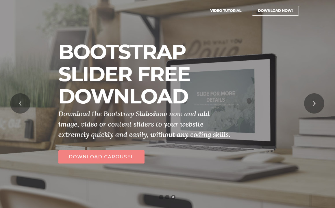Attractive CSS Bootstrap 5 Carousel Templates