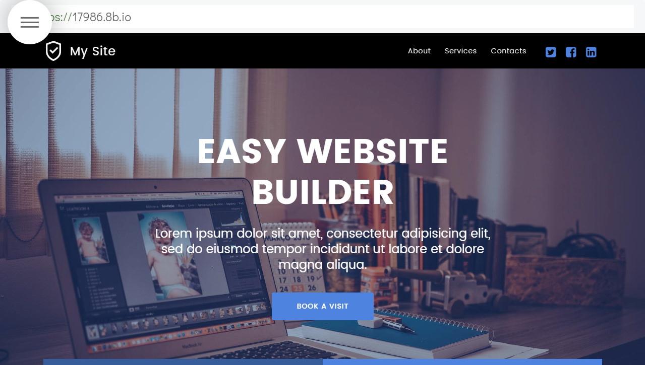 simple website design software