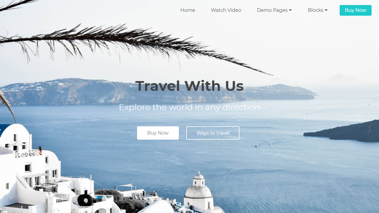 Free HTML Travel Agency Bootstrap Theme