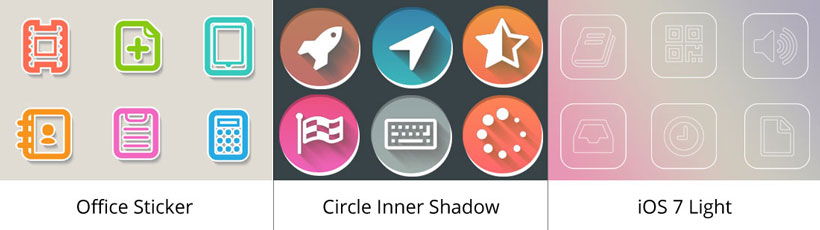 office sticker icon, circle inner shadow icons, ios 7 light icon generator